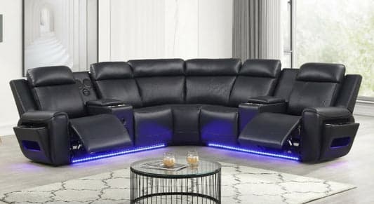 Galaxy Power Sectional (Black)
